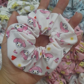 [Chọn mẫu] Cột tóc Scrunchie sanrio