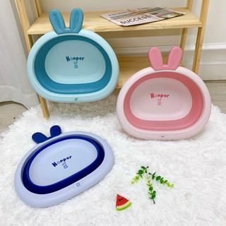 Chậu rửa mặt gấp gọn Honper hình thỏ