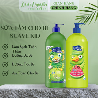 Sữa Tắm - Gội - Xã Suave Kid 3 in 1 chính Hãng Mỹ 1,18 lít