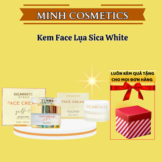 Kem face silk, kem face lụa sica white dưỡng trắng da đa chức năng - minh cosmetics