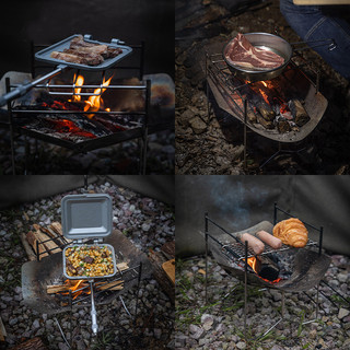 [Chính hãng] Bếp củi solo gấp gọn Campingmoon SOLO-A4 SOLO - A4G