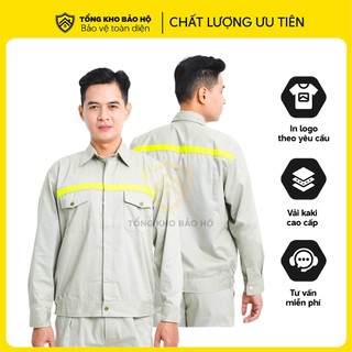 Áo Quần Đồng Phục Bảo Hộ Cho Kỹ Sư, Nhân Viên Kỹ Thuật Có Phản Quang AV23