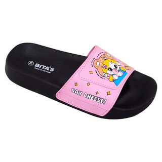 Dép lê bé gái 👧🎀 bitas hình gấu egi19