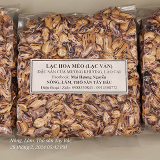 Lạc vằn pa dí kl tịnh 500 gram, hút chân không