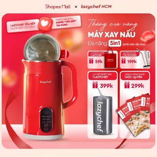 Máy Xay Nấu Đa Năng 5in1 Lazychef LC-01SH - Máy Xay Sinh Tố, Máy Làm Sữa Hạt - Dung Tích 800ml, Bảo Hành Chính Hãng