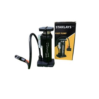 bơm đạp chân mini gấp gọn Stanley