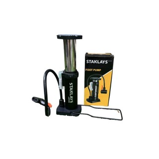 Bơm đạp chân mini gấp gọn Stanley