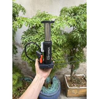 bơm đạp chân mini gấp gọn Stanley