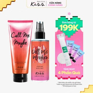 Bộ Đôi Hoàn Hảo Malissa Kiss Body Lotion & Body Mist Hương Call Me Baby 226G