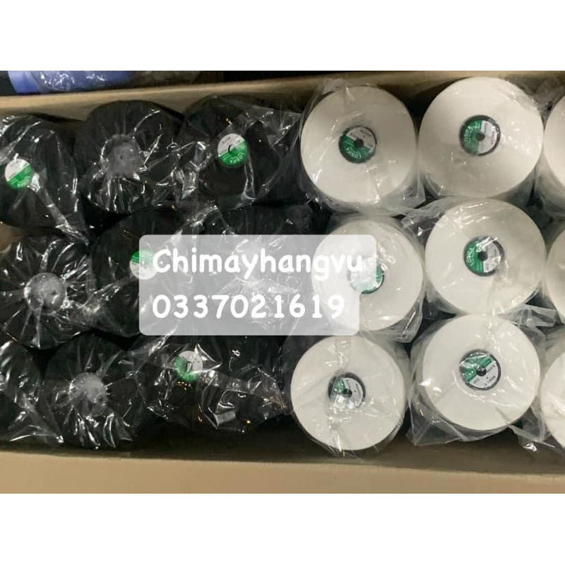 Chỉ may công ty cuộn 25000m ( hàng đẹp) sợi 40/2