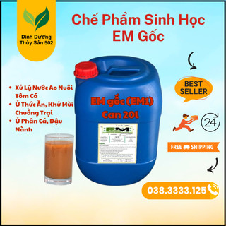 Chế phẩm EM gốc dùng cho Thủy Sản (nuôi Tôm, Cá..) Can 20 lit