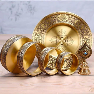 Mandala cúng dường bằng đồng
