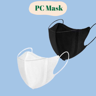 SET 300 chiếc khẩu trang 5D 3 lớp cao cấp ngăn bụi chính hãng PC Mask