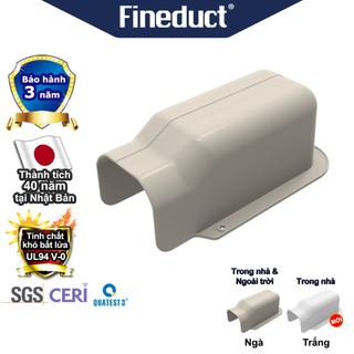 Trunking Nhựa Fineduct Chụp Áp Tường Màu Ngà WA70/ WA80/ WB80/ WS80/ WA100/ WA120/ WA140 - Hàng nhập khẩu chính hãng