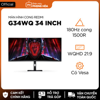 Màn hình cong Xiaomi Redmi G34WQ 34 inch 2024 180Hz/Redmi 30 Inch 200Hz tỉ lệ 21:9