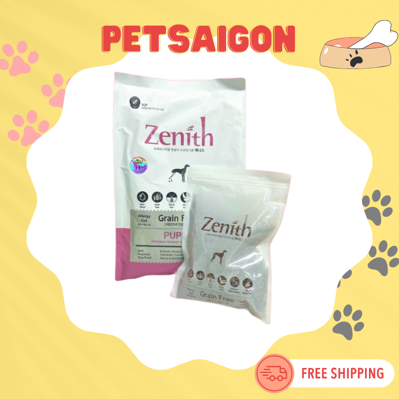 [THỨC ĂN CHO CHÓ] THỨC ĂN HẠT MỀM CHÓ CON ZENITH - GÓI 1.2KG