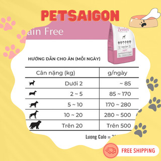 [THỨC ĂN CHO CHÓ] THỨC ĂN HẠT MỀM CHÓ CON ZENITH - GÓI 1.2KG