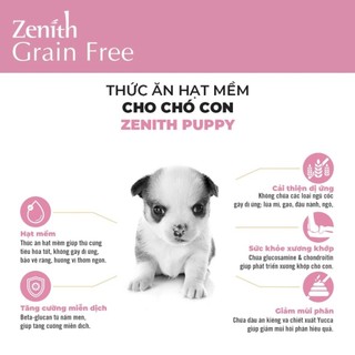 [THỨC ĂN CHO CHÓ] THỨC ĂN HẠT MỀM CHÓ CON ZENITH - GÓI 1.2KG
