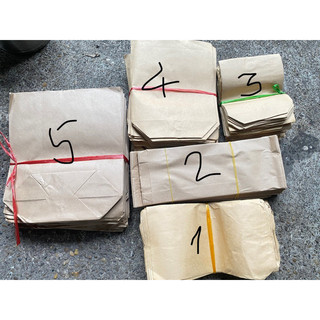 Túi giấy xi măng bánh mỳ, 1kg, 2kg 100c