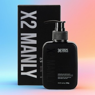 Gel Vệ Sinh Nam X2 Manly Làm sạch sâu Giúp trẻ hóa cậu nhỏ với dung tích 150g Cocayhoala