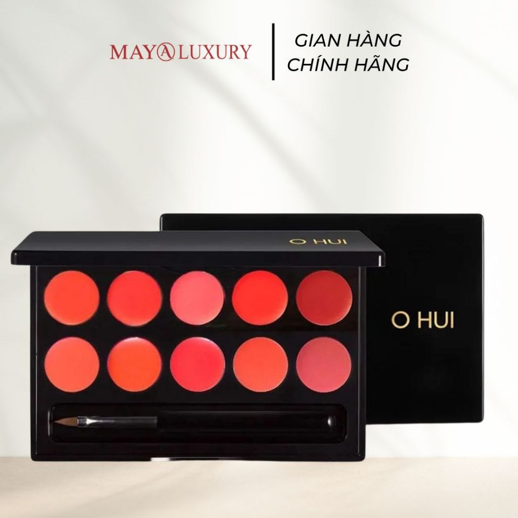 Bảng son môi nhiều màu Ohui Rouge Real - 10 Colour Lip Palette