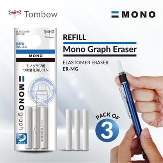 Túi 3 ruột gôm thay thế cho bút chì tombow mono 0.3-0,5mm pencil lead er-mg
