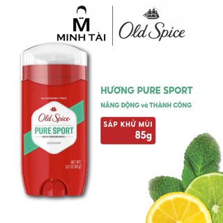 Lăn khử mùi nam không làm ố vàng áo Old Spice Pure Sport High Endurance 85g - Sáp xanh