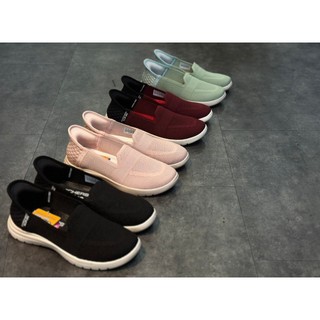 Giày skechers nữ giày thể thao xỏ chân đi bộ slip-ins