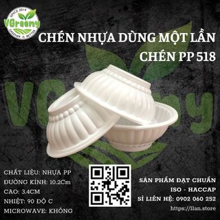 Combo 10 chén/dĩa/tô nhựa dùng một lần - hàng loại 1 cứng cáp