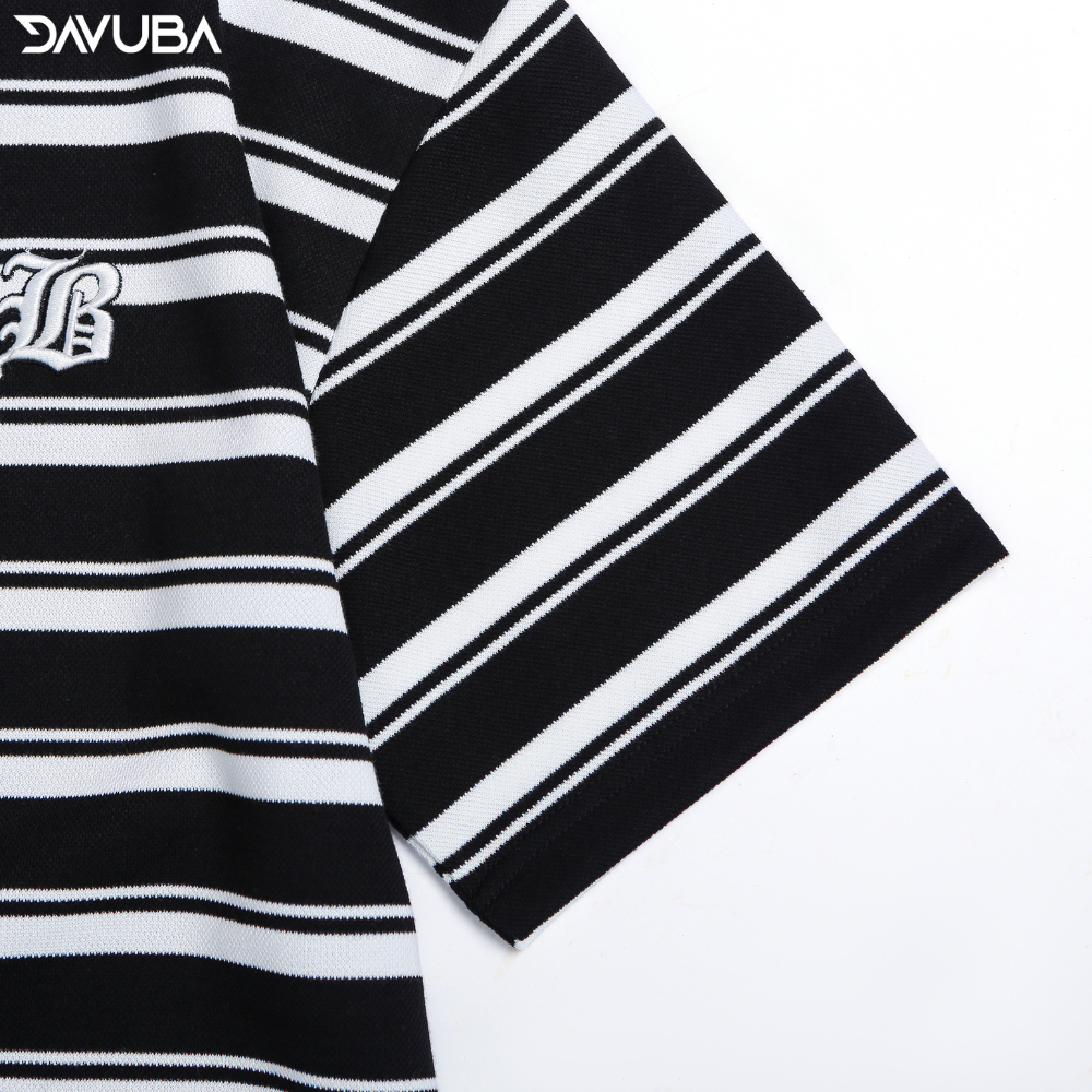 [Combo độc quyền DAVUBA] Áo thun trơn kẻ sọc Dream + quần short D CB27 | BigBuy360 - bigbuy360.vn