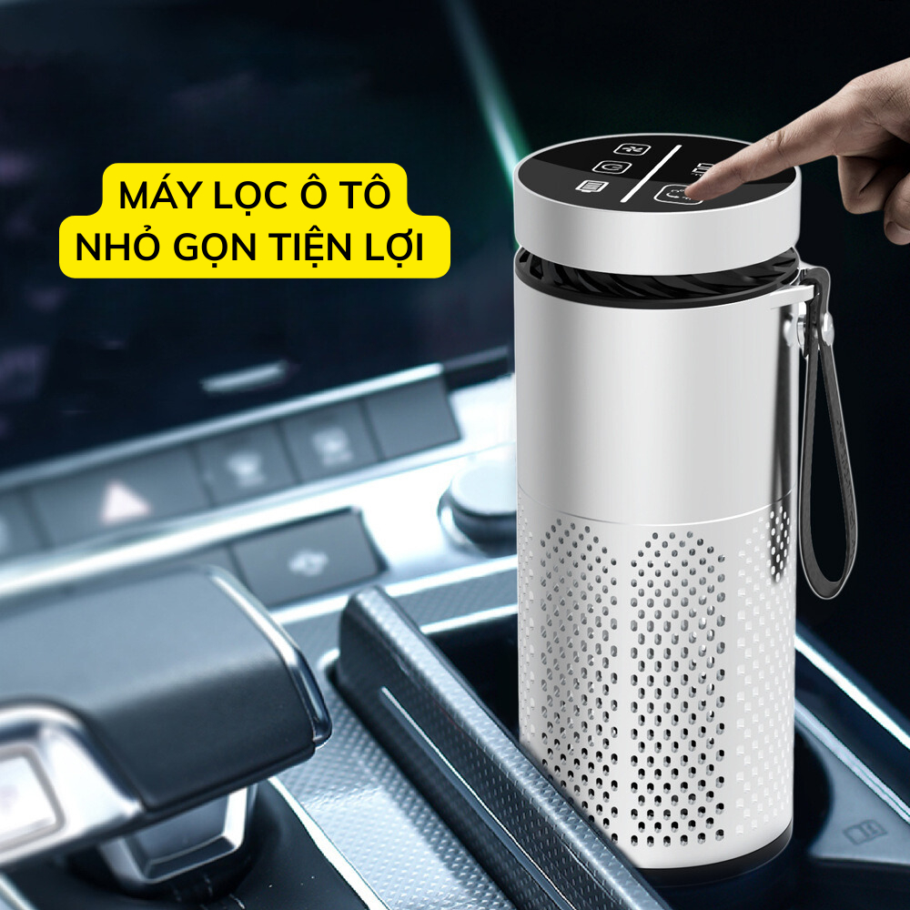 Máy Lọc Không Khí Ô Tô DELADEP, Khử Mùi Mẫu Mới Bộ Lọc Hepa Điều Chỉnh Cảm Ứng Diệt Khuẩn Đến 99,98% Bụi Mịn | BigBuy360 - bigbuy360.vn