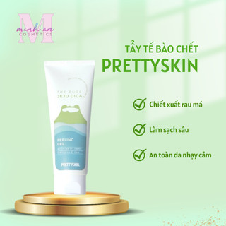 Tẩy da chết rau má Prettyskin Jeju Cica Hàn Quốc 150ml dạng gel giúp loại bỏ tế bào chết giữ ẩm sáng da