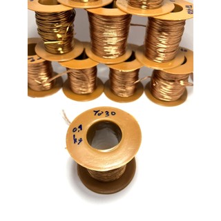 Dây đồng tơ 30 sợi, đồng bện quấn motor biến áp - kl:100g