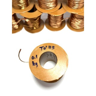 Dây đồng tơ 75 sợi, đồng bện quấn motor biến áp - kl:100g
