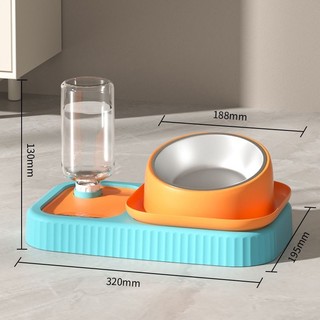 Bát đựng thức ăn nước uống tự động bảo vệ cột sống thú cưng