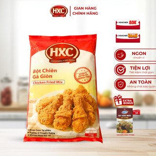 Bột chiên giòn HXC gói 1kg chế biến từ 11 loại thảo mộc, thơm ngon giòn rụm