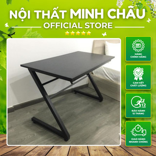 Bàn Chữ Z,K,U 💥 CAO CẤP 💥 Bàn làm việc mặt gỗ MDF chống ẩm Khung to 50x25 Thép dày sơn tĩnh điện