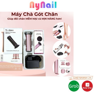 Máy Chà Gót Chân, Tẩy Tế Bào Chết Cho Tiệm Nail, Cá Nhân Tại Nhà - Tặng Kèm 60 Miếng Chà