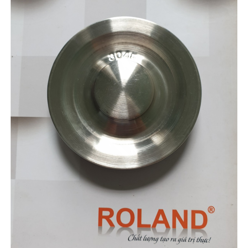 Nắp đậy Chậu rửa chén bát inox ROLAND Chính hãng viền ngoài 8.5cm, phần cao su chặn nước 8cm