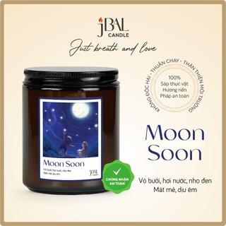 Nến thơm hương Mùa Thu, bưởi chín, hơi nước - Moon Soon Candle