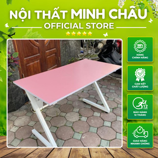 Bàn học tập 💥 CAO CẤP 💥Bàn làm việc chữ Z mặt gỗ MDF chống nước, chống xước,khung40x40 sơn tĩnh điện