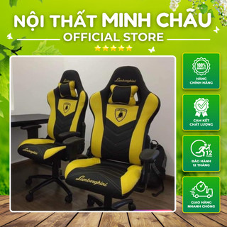 Ghế gaming Lamborghini 💥chính hãng💥 Đệm đúc nguyên khối da Ô TÔ dày dặn, ngả lưng, nâng hạ, xoay 360