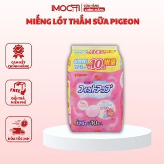 Miếng lót thấm sữa Pigeon 126 + 10 miếng của Nhật Bản