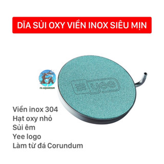Dĩa sủi oxy inox siêu mịn cao cấp YEE cho bể cá, thuỷ sinh