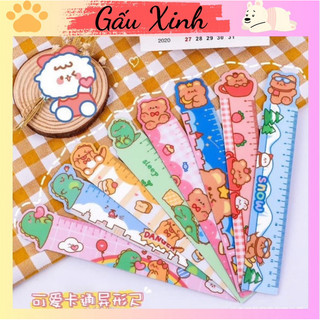 Thước nhựa dẻo hình động vật cute