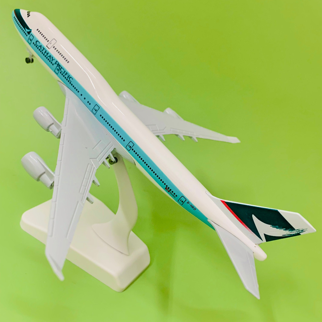 Mô Hình Máy Bay "B747 CATHAY PACIFIC " Hợp Kim Cao Cấp 20CM Loại 1 (Fullbox)