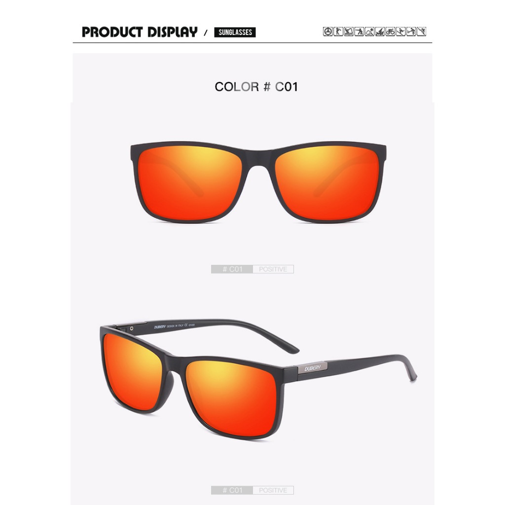 [Polarized] Kính Mát Phân Cực Dubery - The Gemini - D529