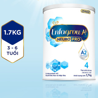 Sữa bột enfagrow a2 neuro pro 4 dành cho trẻ 3-6 tuổi - 1.7 kg