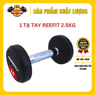 Tạ tay cao su 2.5kg REEFIT Tạ Phòng Tập (1 cái) (PHUCTHANHSPORT)