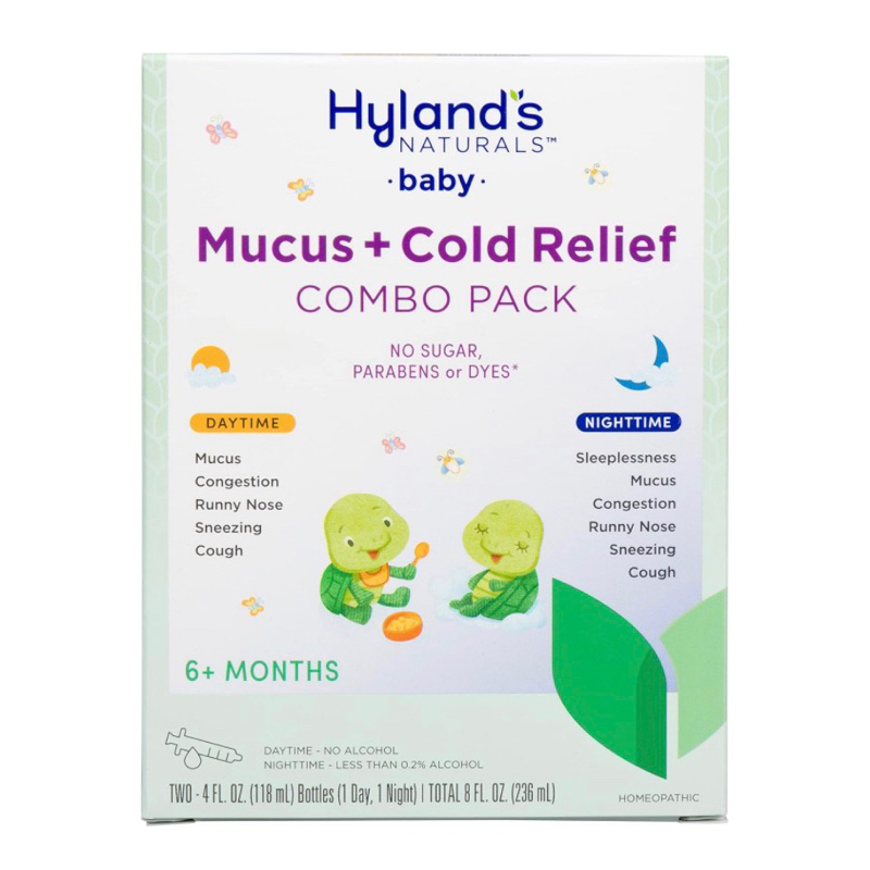 Siro giảm ho, đờm cảm sốt Hyland's Baby Mucus and Cold Relief Daytime 118ml USA